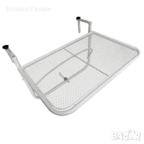 Outsunny Висяща маса за балкон, градинска маса с регулируема височина, , снимка 2 - Градински мебели, декорация  - 50358825