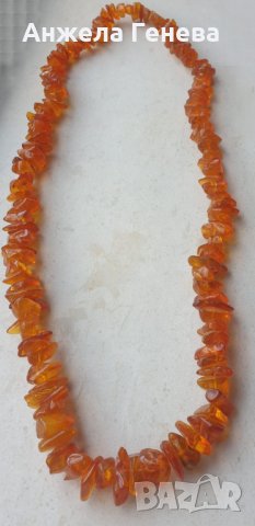 Стилно колие от руски естествен кехлибар, снимка 3 - Антикварни и старинни предмети - 37866040