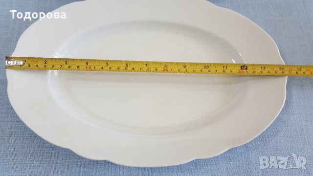 Големи порцеланови елипсовидни плата- Бавария, снимка 2 - Други ценни предмети - 33479341