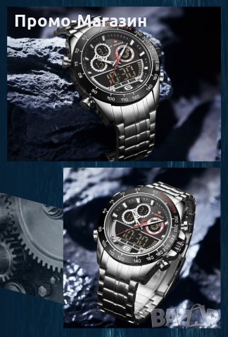 Мъжки часовник NaviForce многофункционален NF9188 SВS. , снимка 18 - Мъжки - 34799812