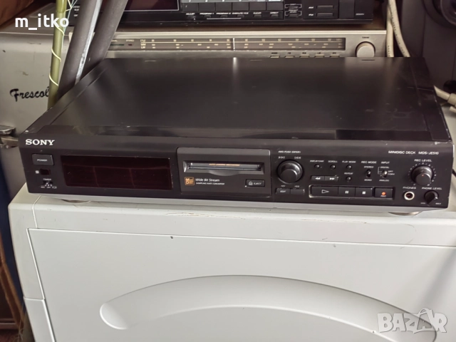 Sony MDS-JE510 мини диск рекордер - за части, снимка 12 - Декове - 51479928