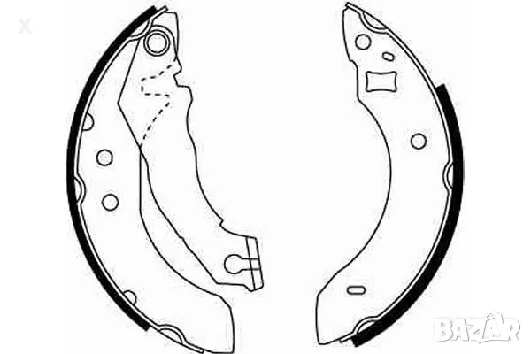 SIMER S413 Задни челюсти FORD Escort Mk3 Mk4 / Orion Mk1 Mk2 1980-1990 OE 5020413 OE 6150270 