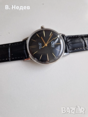 POLJOT de luxe, 23 jewels, cal. 2209, USSR! Нов часовник! Стоманена каса!, снимка 3 - Мъжки - 52686579