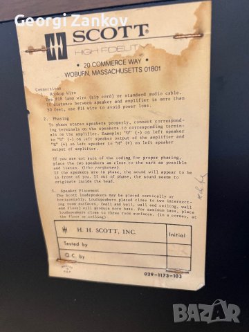 Scott S177, снимка 10 - Тонколони - 43603807