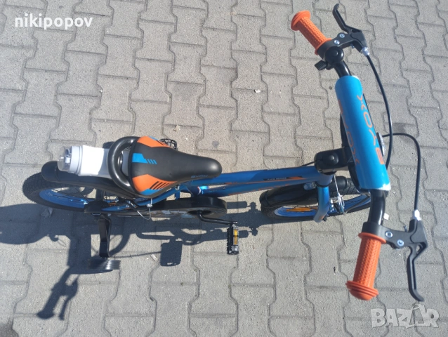 BYOX Велосипед 16" MONSTER син, снимка 7 - Велосипеди - 53558740
