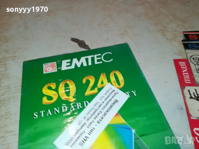 EMTEC-NEW VHS VIDEO TAPE 1204251658, снимка 7 - Други жанрове - 49871825
