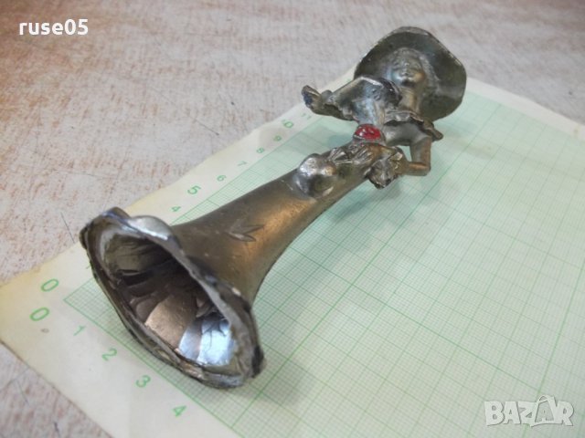 Фигура стара метална на градска жена от хайлайфа - 322 гр., снимка 4 - Други ценни предмети - 34660666