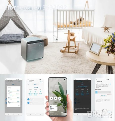   Пречиствател за въздух Samsung AX47R9080SS/EU , снимка 5 - Овлажнители и пречистватели за въздух - 43585473