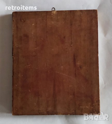 19 Век! Руска икона на Света Евхаристията в Бронзов Обков, снимка 10 - Антикварни и старинни предмети - 39707564