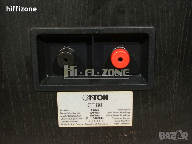 Тонколони  Canton ct-80 /2 , снимка 9 - Тонколони - 53562185