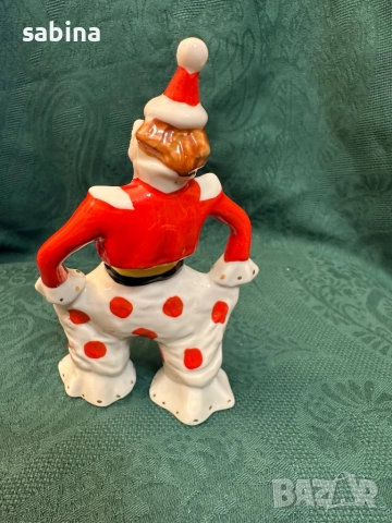 Статуетка „Клоун“. ДФЗ (Дмитровски фарфоровый завод) „Вербилки“, СССР, снимка 3 - Антикварни и старинни предмети - 52976587