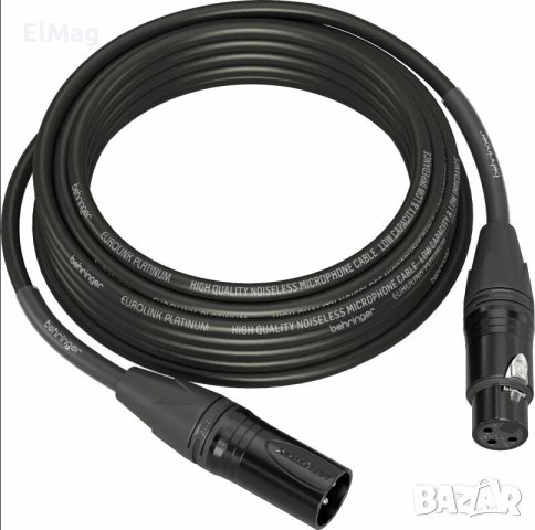 Сигнален кабел с XLR конектори Behringer, снимка 2 - Други - 43266386