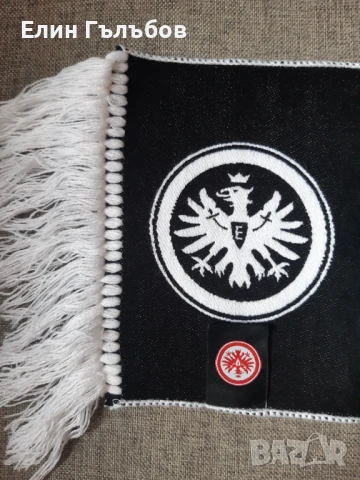Шал от мача Айнтрахт Франкфурт-Левски, книжка и билет от мача, снимка 5 - Фен артикули - 51167148