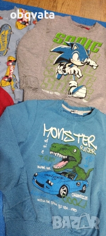 Лот детски блузи с дълъг ръкав момче 122/128см, снимка 3 - Детски Блузи и туники - 52056304