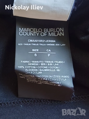 Тениска на Marcelo Burlon, снимка 3 - Тениски - 52215323