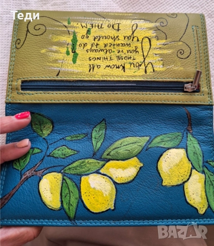 Естествена кожа .Уникати.Портфейли, снимка 3 - Портфейли, портмонета - 52797455