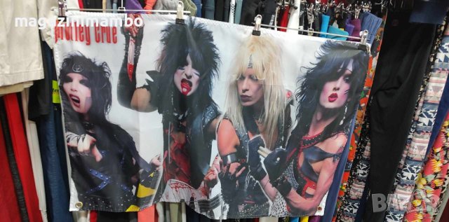 Motley Crue 1985 Flags- 2 размера, снимка 3 - Китари - 44069449