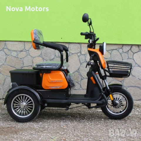 Електрическа Tриместна Tриколка X1 1500W Nova Motors, снимка 3 - Мотоциклети и мототехника - 39348065