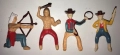 Гумени фигурки на каубои и индианци от Италия., снимка 1