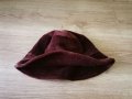 Кафява шапка от плюш с периферия, снимка 4