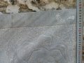 мраморна масивна плоча, ръчно дялана с фигура , снимка 13