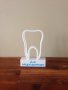 Подарък за стоматолози и зъботехници - визитник под форма на зъбчета