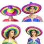 3108 Цветна мексиканска шапка сомбреро, снимка 2