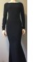 Макси черна рокля, Дълга черна рокля, Черна рокля, снимка 3