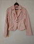 Ново вталено късо розово дамско сако S размер, снимка 1