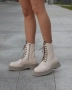 Равни боти - бежова кожа , снимка 1