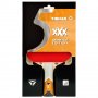 хилка за тенис на маса Tibhar xxx orange edition нова 5 пласта дърво , конкав дръжка гладки гуми 2.0
