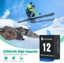 FirstPower Hero 12/11/10/9 Батерии 3 броя 2250mAh и бързо зарядно с три слота, USB, снимка 3