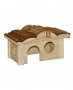 Дървена къщичка за Хамстери и Мишки 20 x 14 x 12 cм. - Модел: 84213, снимка 1 - Стоки за гризачи - 28680005