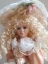 Винтидж френска порцеланова кукла от 80-те години, викториански стил, снимка 5