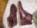 Винено черено-лилави кецове / обувки от естествена кожа 41, снимка 4
