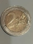 Рядка юбилейна евро монета., снимка 2