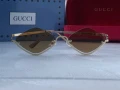 GUCCI дамски слънчеви очила ромб 2 цвята черни кафяви, снимка 15