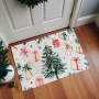 6131 Коледна постелка за врата с коледен камион или елха, 60x40 cm, снимка 4