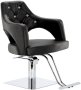 Хидравличен въртящ се фризьорски стол Leia за фризьорски салон с поставка за крака FJ-83008-FOTEL, снимка 1 - Фризьорски столове - 43850589