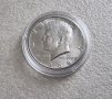 Оригинална монета. САЩ. Сребро. Половин Американски долар .1966 год. С образът на Кенеди., снимка 4