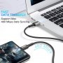 Кабел USB C към USB C 60W PD/QC3.0 20V/3A - бързо зареждане , снимка 4