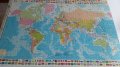 Нареден пъзел Политическа карта на света , снимка 1 - Картини - 28273167