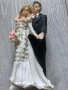 рокличка , воал и младоженци за торта