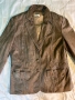 Мъжко яке от Естествена Кожа с кафяв и златист мотив Размер 44/ М, снимка 2
