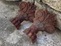Лъвски крака от лят чугун за вграждане в камина, снимка 3