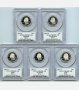 USA 🇺🇸 SILVER SET QUARTER DOLLARS PCGS PR69DCAM 2007-S, снимка 2