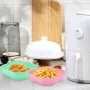 5388 Квадратна силиконова тавичка за еър фрайър подложка за Airfryer, снимка 7