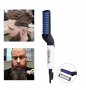 Електрическа четка за изправяне на брада коса преса маша за мъже, снимка 9