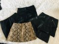 Къси кожени поли, снимка 2