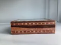 Кутия за бижута от Индия. Дървена с кадифе и богата орнаментика. , снимка 5